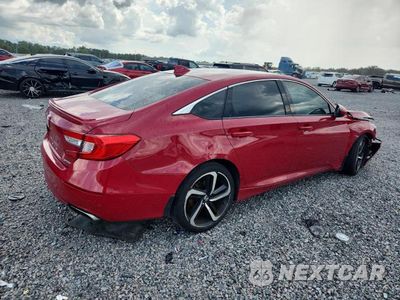 Trzecie zdjęcie samochodu z tyłu: 2019 HONDA ACCORD SPORT VIN:1HGCV1F33KA164508 - miniatura