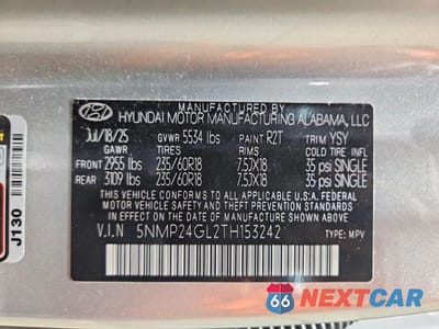 Zdjęcie 14 z 14 samochodu: 2026 HYUNDAI SANTA FE SEL VIN:5NMP24GL2TH153242 - miniatura