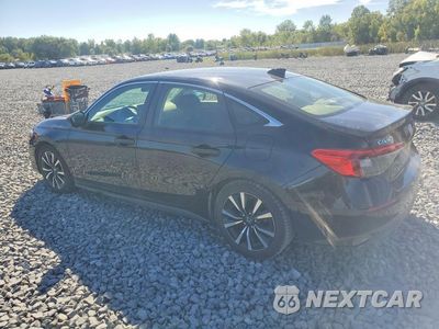 Drugie zdjęcie samochodu z przodu: 2022 HONDA CIVIC EX VIN:JHMFE1F77NX008485 - miniatura