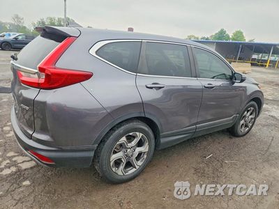 Trzecie zdjęcie samochodu z tyłu: 2019 HONDA CR-V EX VIN:2HKRW2H51KH651015 - miniatura