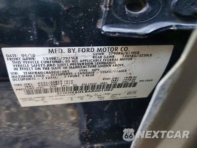 Zdjęcie 13 z 13 samochodu: 2010 FORD FLEX LIMITED VIN:2FMHK6DC8ABD01082 - miniatura