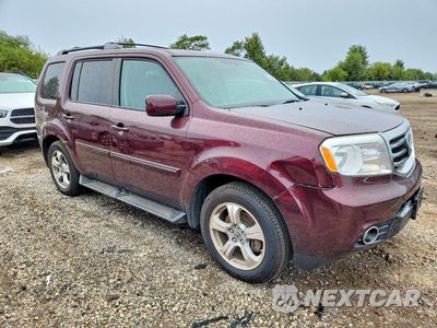 Czwarte zdjęcie samochodu z boku: 2014 HONDA PILOT EXL VIN:5FNYF4H57EB004144 - miniatura