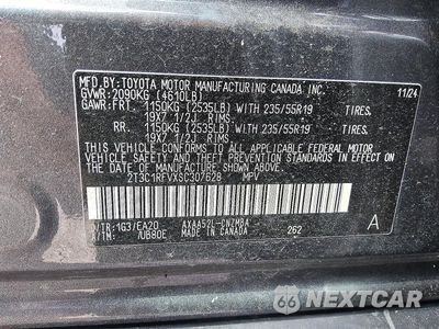 Zdjęcie 12 z 12 samochodu: 2025 TOYOTA RAV4 XLE PREMIUM VIN:2T3C1RFVXSC307628 - miniatura
