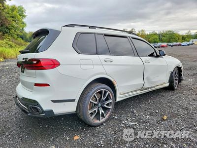 Trzecie zdjęcie samochodu z tyłu: 2021 BMW X7 XDRIVE40I VIN:5UXCW2C09M9E99130 - miniatura