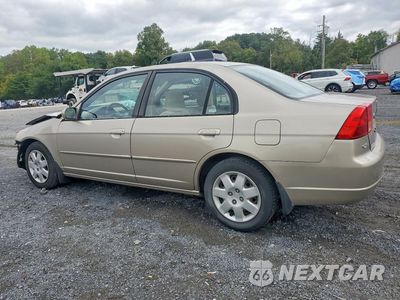 Drugie zdjęcie samochodu z przodu: 2001 HONDA CIVIC EX VIN:2HGES25771H554152 - miniatura