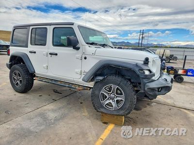 Czwarte zdjęcie samochodu z boku: 2018 JEEP WRANGLER UNLIMITED SPORT VIN:1C4HJXDG8JW134107 - miniatura