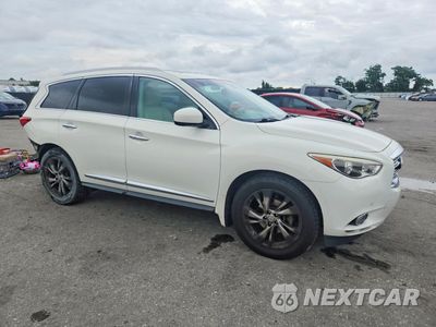 Czwarte zdjęcie samochodu z boku: 2013 INFINITI JX35 BASE VIN:5N1AL0MM8DC306873 - miniatura