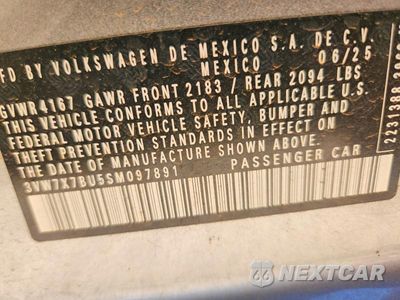 Zdjęcie 12 z 12 samochodu: 2025 VOLKSWAGEN JETTA SE VIN:3VW7X7BU5SM097891 - miniatura