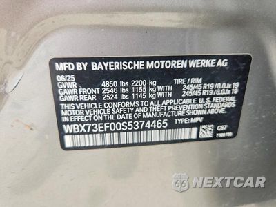 Zdjęcie 13 z 13 samochodu: 2025 BMW X1 XDRIVE28I VIN:WBX73EF00S5374465 - miniatura