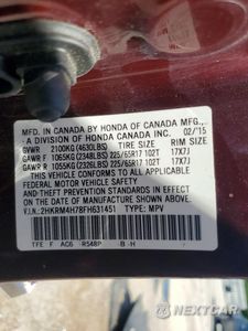 Zdjęcie 14 z 14 samochodu: 2015 HONDA CR-V EXL VIN:2HKRM4H78FH631451 - miniatura