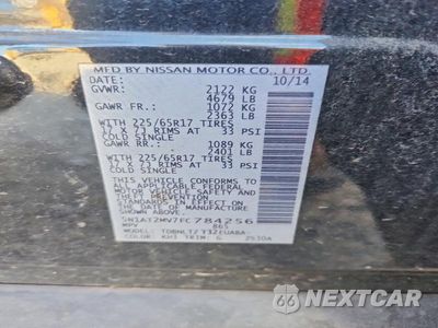 Zdjęcie 14 z 14 samochodu: 2015 NISSAN ROGUE SV VIN:5N1AT2MV7FC784256 - miniatura