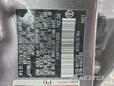 Zdjęcie 12 z 12 samochodu: 2015 TOYOTA CAMRY LE VIN:4T4BF1FKXFR499396 - miniatura