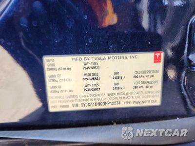 Zdjęcie 13 z 13 samochodu: 2013 TESLA MODEL S VIN:5YJSA1DN0DFP12274 - miniatura