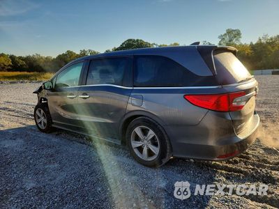 Drugie zdjęcie samochodu z przodu: 2019 HONDA ODYSSEY EXL VIN:5FNRL6H70KB004962 - miniatura