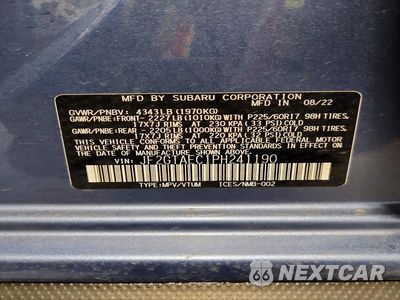 Zdjęcie 12 z 12 samochodu: 2023 SUBARU CROSSTREK PREMIUM VIN:JF2GTAEC1PH241190 - miniatura