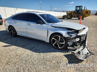 Czwarte zdjęcie samochodu z boku: 2022 HONDA ACCORD SPORT VIN:1HGCV2F30NA024944 - miniatura