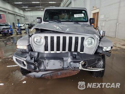 Piąte zdjęcie samochodu w środku: 2021 JEEP WRANGLER UNLIMITED SAHARA VIN:1C4HJXEG8MW659574 - miniatura