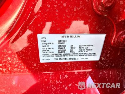 Zdjęcie 12 z 12 samochodu: 2026 TESLA MODEL Y VIN:7SAYGDEE8TF515878 - miniatura