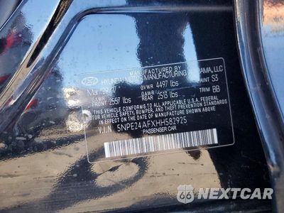 Zdjęcie 12 z 12 samochodu: 2017 HYUNDAI SONATA SE VIN:5NPE24AFXHH582925 - miniatura