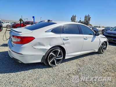 Trzecie zdjęcie samochodu z tyłu: 2022 HONDA ACCORD SPORT VIN:1HGCV2F31NA001561 - miniatura
