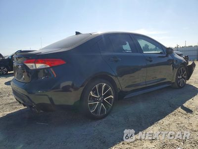 Trzecie zdjęcie samochodu z tyłu: 2020 TOYOTA COROLLA SE VIN:JTDS4RCE0LJ042126 - miniatura