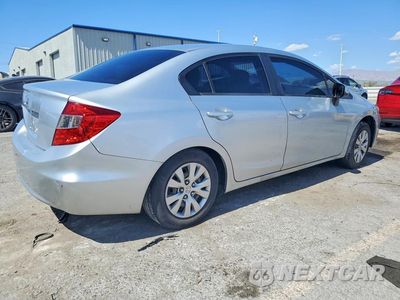 Trzecie zdjęcie samochodu z tyłu: 2012 HONDA CIVIC LX VIN:2HGFB2F50CH595842 - miniatura