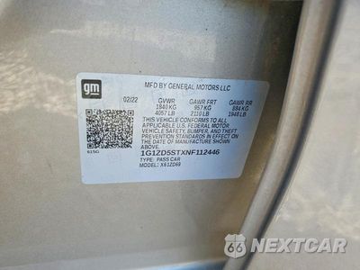 Zdjęcie 12 z 12 samochodu: 2022 CHEVROLET MALIBU LT VIN:1G1ZD5STXNF112446 - miniatura
