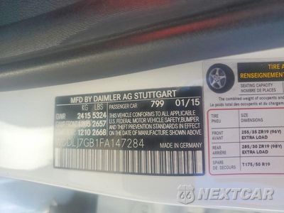 Zdjęcie 13 z 13 samochodu: 2015 MERCEDES-BENZ CLS 63 AMG S-MODEL VIN:WDDLJ7GB1FA147284 - miniatura