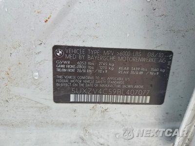 Zdjęcie 14 z 14 samochodu: 2011 BMW X5 XDRIVE35I VIN:5UXZV4C59BL407077 - miniatura