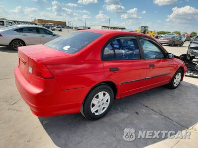 Trzecie zdjęcie samochodu z tyłu: 2005 HONDA CIVIC DX VP VIN:1HGES16395L003803 - miniatura