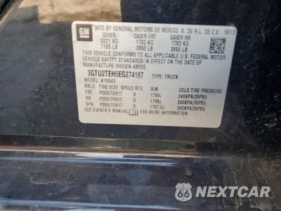Zdjęcie 12 z 12 samochodu: 2014 GMC SIERRA K1500 VIN:3GTU2TEH8EG274187 - miniatura