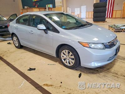 Czwarte zdjęcie samochodu z boku: 2012 HONDA CIVIC LX VIN:2HGFB2F52CH579982 - miniatura