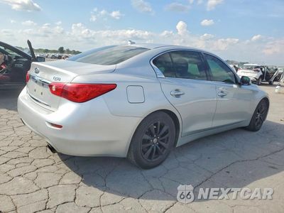 Trzecie zdjęcie samochodu z tyłu: 2014 INFINITI Q50 PREMIUM VIN:JN1BV7AP5EM685937 - miniatura