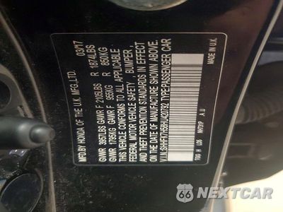 Zdjęcie 12 z 12 samochodu: 2017 HONDA CIVIC EX VIN:SHHFK7H58HU420792 - miniatura