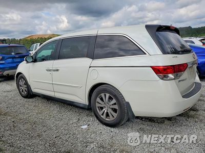 Drugie zdjęcie samochodu z przodu: 2015 HONDA ODYSSEY EXL VIN:5FNRL5H66FB011213 - miniatura