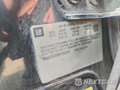 Zdjęcie 12 z 12 samochodu: 2011 BUICK LACROSSE CXS VIN:1G4GE5EDXBF332015 - miniatura