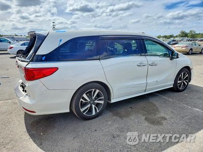 Trzecie zdjęcie samochodu z tyłu: 2018 HONDA ODYSSEY ELITE VIN:5FNRL6H90JB089964 - miniatura