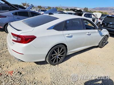 Trzecie zdjęcie samochodu z tyłu: 2022 HONDA ACCORD HYBRID SPORT VIN:1HGCV3F24NA041016 - miniatura