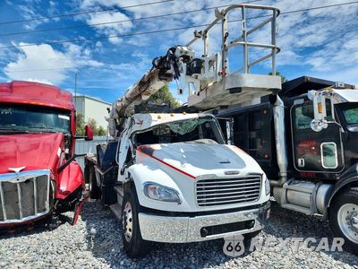 Czwarte zdjęcie samochodu z boku: 2025 FREIGHTLINER BUSINESS CLASS M2 CABLE PLACER BUCKET TRUCK VIN:3ALACWFD5SDVU4081 - miniatura