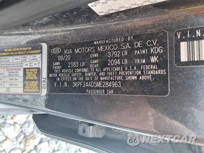 Zdjęcie 12 z 13 samochodu: 2021 KIA FORTE LXS VIN:3KPF24AD5ME284963 - miniatura