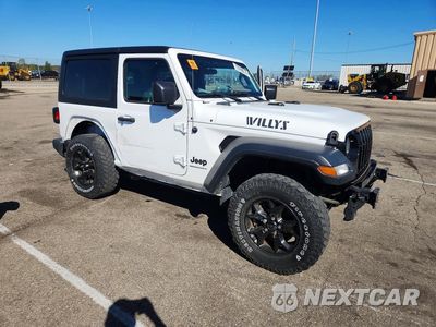 Czwarte zdjęcie samochodu z boku: 2023 JEEP WRANGLER SPORT VIN:1C4GJXANXPW636270 - miniatura