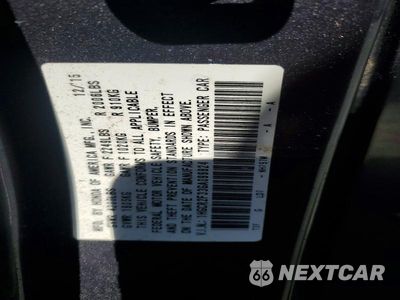Zdjęcie 12 z 12 samochodu: 2016 HONDA ACCORD LX VIN:1HGCR2F33GA099824 - miniatura