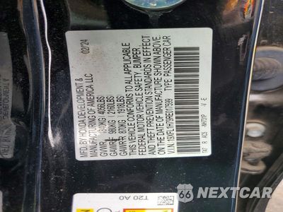 Zdjęcie 12 z 12 samochodu: 2024 HONDA CIVIC EXL VIN:19XFL1H79RE017599 - miniatura