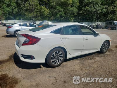 Trzecie zdjęcie samochodu z tyłu: 2018 HONDA CIVIC EX VIN:19XFC2F76JE043896 - miniatura