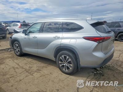 Drugie zdjęcie samochodu z przodu: 2020 TOYOTA HIGHLANDER HYBRID XLE VIN:5TDHBRCH6LS506775 - miniatura