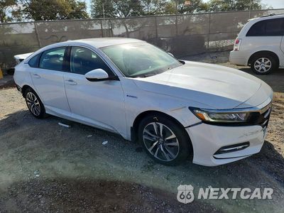 Czwarte zdjęcie samochodu z boku: 2019 HONDA ACCORD HYBRID EXL VIN:1HGCV3F51KA009985 - miniatura