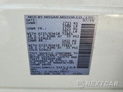 Zdjęcie 13 z 13 samochodu: 2020 INFINITI QX60 PURE VIN:5N1DL0MM5LC505164 - miniatura