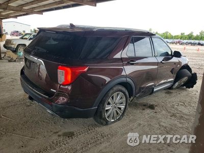 Trzecie zdjęcie samochodu z tyłu: 2020 FORD EXPLORER LIMITED VIN:1FMSK7FH2LGA61995 - miniatura