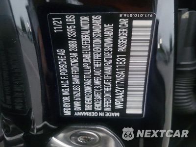 Zdjęcie 13 z 13 samochodu: 2022 PORSCHE TAYCAN VIN:WP0AA2Y17NSA11831 - miniatura