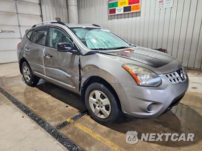 Czwarte zdjęcie samochodu z boku: 2014 NISSAN ROGUE SELECT S VIN:JN8AS5MT4EW618060 - miniatura